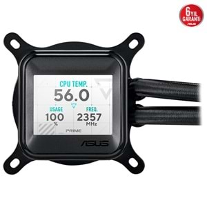 ASUS 360mm PRIME LC 360 ARGB LCD AM5-1851p Sıvı Soğutmalı İşlemci Fanı / 90RC00Z1-B0EAY0