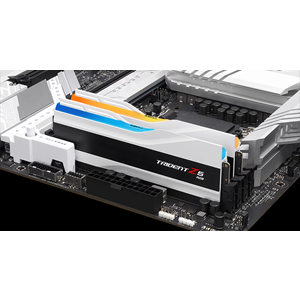 GSKILL 32GB (2X 16GB) DDR5 6000MHZ CL36 DUAL KIT RGB PC RAM TRIDENT Z5 F5-6000J3636F16GX2-TZ5RW BEYAZ