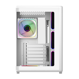 COOLERMASTER ELITE 600 Curve TG E600-WGNN-S02 7-ARGB Fanlı Gaming Mıd-Tower PC Kasası Beyaz