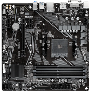 GIGABYTE A520M-DS3H V2 DDR4 M2 PCIe NVME HDMI DVI DP PCIe 16X v3.0 AM4 mATX