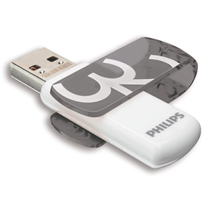 PHILIPS 32GB USB 2.0 Vivid FM32FD05B/00 Gölge Grisi Taşınabilir Bellek