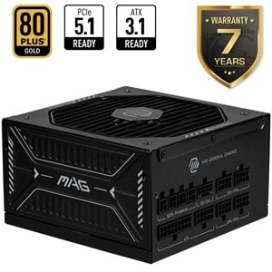 MSI 1000w 80+ Platinum MAG A1000GLS PCIE5 Tam Modüler Power Supply