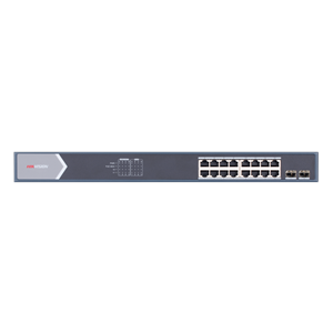 HIKVISION 16port PoE 150w 2-SFP Gigabit Yönetilemez Switch DS-3E0518P-E/M
