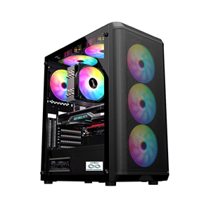 AZTECH 850w SKYHAWK AZT07 RGB Gaming Mid-Tower Pc Kasası 360mm Sıvı Soğutucu Desteği