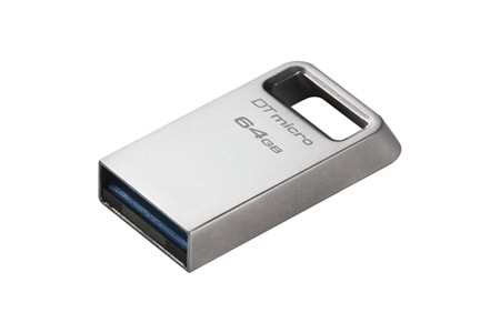 Kingston DTMC3G2-64GB DataTraveler Micro 200MB-s Metal USB 3.2 Gen 1 Flash Bellek