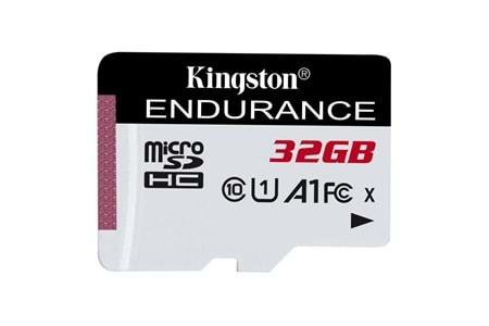 Kingston SDCE-32GB 32GB microSDHC Endurance 95R-30W C10 A1 UHS-I Card Only Hafıza Kartı