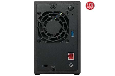 ASUSTOR AS1102T REALTEK RTD1296 2 DİSK YUVASI NAS(2X18TB DESTEĞİ) 1GB DDR4 2.5 GBE X 1 USB 3.2 X 2