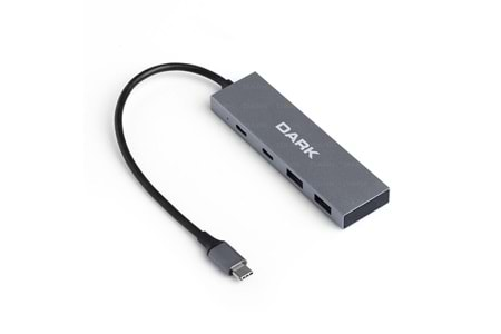 Dark DK-AC-USB312C 4 Port USB Type-C HUB 2X USB3.0 Type-A & 2X USB3.1 Type -C