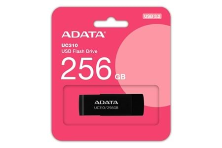 Adata UC310-256GB 256GB USB3.2 Gen1 Black Flash Bellek