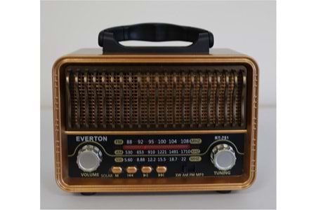 Everton Rt-751 -Fm-Am-Sw-Usb-Tf Card-Aux Nostaljik Radyo