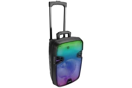 Mikado MD-BT609 20W Siyah USB-BT-TF-TWS Kablosuz Mikrofonlu Toplantı-Parti Hoparlörü