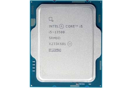 Intel Core i5 13500 Tray 2.50GHz 14 Çekirdek 24MB L3 Önbellek Soket 1700 Kutusuz İşlemci