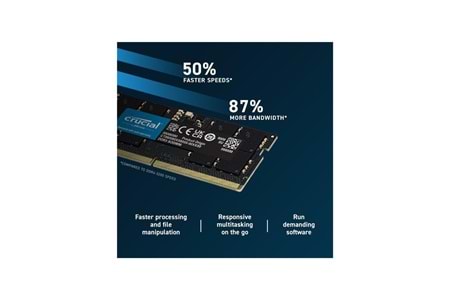 Crucial 16GB 5600Mhz DDR5 CT16G56C46S5 Notebook Ram