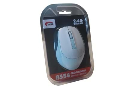 Elba B554 Mavi-Beyaz 6D 2.4Ghz Kablosuz Mouse