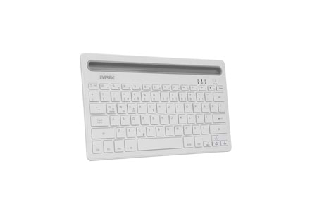 Everest KB-BT82 Beyaz-Gümüş Bluetooth Ultra İnce+Şarjlı Q Mac-Win-Android-Ios Uyumlu Kablosuz klavye