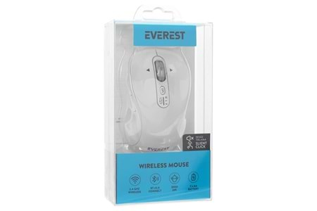 Everest ETERNAL Usb Beyaz 2.4Ghz Kablosuz Mouse