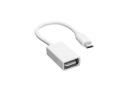 Hytech HY-X110 Beyaz USB F to MicroUSB M OTG Çevirici