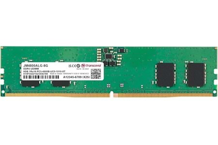 Transcend 8GB(1x8GB) 4800Mhz UDIMM DDR5 CL40 Pc Ram (JM4800ALG-8G)