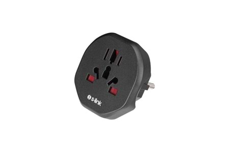 S-link SW-KC019 Universal - Türk Çevirici Çevirici Priz Adaptör
