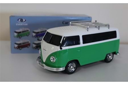 EVERTON RT-1945 Yeşil Arabalı Bluetooth Fm-Usb-Tf-Aux Şarjlı Nostaljik Radyo