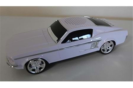 EVERTON RT-1951 Beyaz Arabalı Bluetooth Fm-Usb-Tf-Aux Şarjlı Nostaljik Radyo