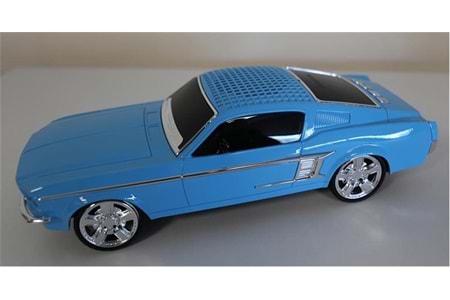 EVERTON RT-1951 Mavi (Blue) Arabalı Bluetooth Fm-Usb-Tf-Aux Şarjlı Nostaljik Radyo