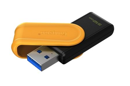 Kingston DTXS-512GB 512GB Portable USB 3.2 Gen1 DataTraveler ExodiaS (Black-Yellow) Flash Bellek