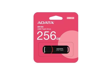 ADATA UV150-256GB USB3.2 Gen1 Black Flash Bellek