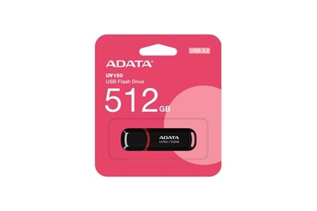 ADATA UV150-512GB USB3.2 Gen1 Black Flash Bellek