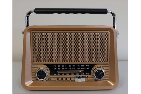 Everton Rt-756 Bluetooth Fm-Usb-Tf-Aux Şarjlı Nostaljik Radyo