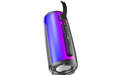 Mikado MD-17BT Capella Siyah 10W 1 RGB Mikrofonlu Kart-Aux-Usb TWS 1800 mAh Bataryalı Speaker