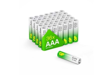 Gp R03 AAA Boy Extra Alkalin İnce Kalem Pil 36 lı Paket GP24AXETA21-2ECECBF36