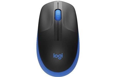 Logitech 910-005909 M191 Mavi Büyük Boy Kablosuz Mouse Optik 1000 Dpı Buton