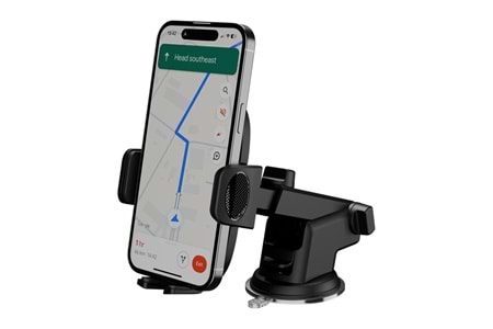 Addison ADS-136 Universal Ayarlanabilir Siyah Araç Telefon Tutucu