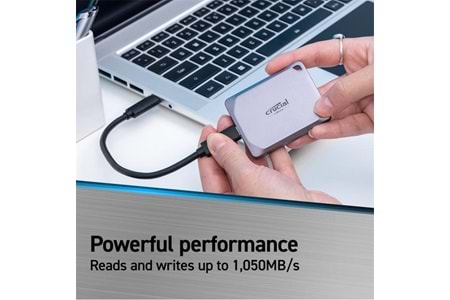 Crucial 1TB CT1000X9SSD9 1050MB-1050MB X9 Serisi Portable Taşınabilir Harici Ssd