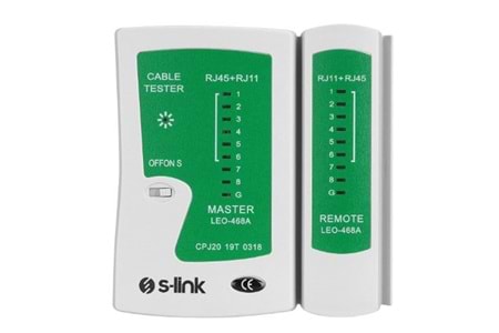 S-link SL-468 RJ-45,RJ-11 Lüks Kablo Test