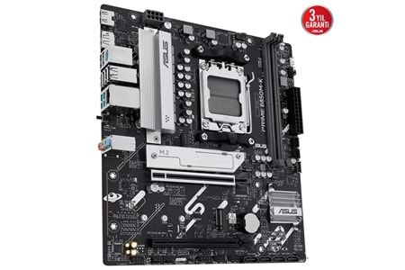 Asus Prime B850M-K AM5 DDR5 Ses GLAN DP-HDMI SATA3 USB3.2 mATX Anakart