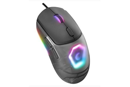 Rampage Hyalo M1 Siyah Değiştirilebilir 3 Kapaklı RGB 12000 DPI Gaming Oyuncu Mouse
