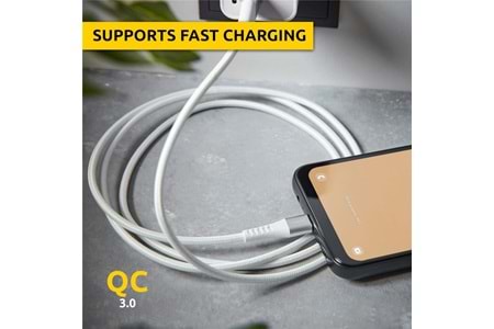 Intenso 7901102 USB-Cable A315C 60W-1,5M White Beyaz Şarj ve Data Kablosu