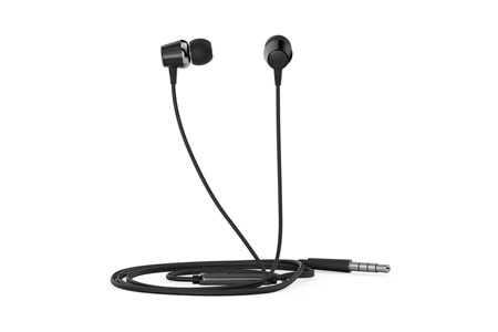 Hp DHE-7000-BK Kablolu Kulakiçi 3.5mm Jack Mikrofonlu Siyah Kulaklık