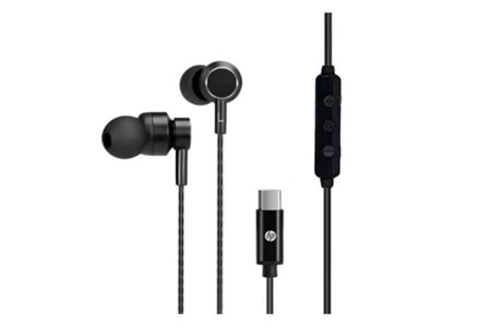 Hp DHH-1127-BK Kablolu Kulakiçi Type-C Ses Kontrol Butonlu Mikrofonlu Siyah Kulaklık