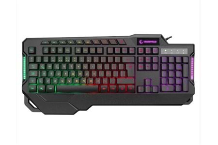 Rampage KB-R46 CARISMA USB Rainbow Aydınlatmalı Q Gaming Oyuncu Klavye