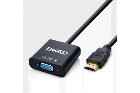 ENKADO EKD-HV10 HDMI TO 1080P VGA + AUDİO ADAPTER