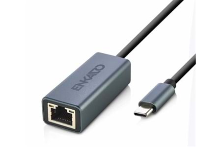 ENKADO EKD-TP45 TYPE-C USB 3,1 TO 10-100-1000 GİGABİT ETHERNET ADAPTÖR