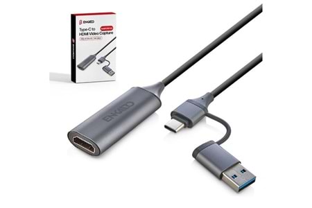 ENKADO EKD-TP46 TYPE-C+USB 3,0 TO HDMI VİDEO CAPTURE