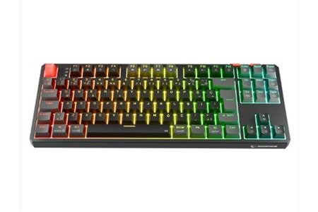 Rampage YORU TKL PRO Siyah-Gri Type-C Red Swich Q Kablosuz RGB Mekanik Oyuncu Klavyesi