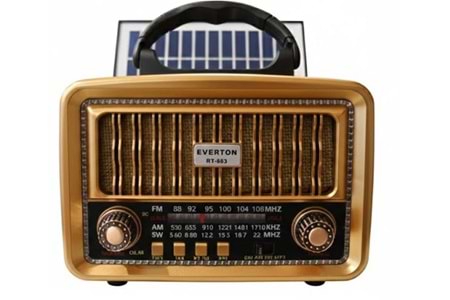 Everton RT-683 Bluetooth Usb-Micro Sd Nostaljik Radyo
