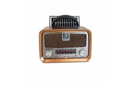 Everton RT-653 Solarlı,Şarjlı Nostaljik Radyo (Bluetooth-USB-SD-FM ) 