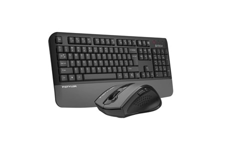 A4 Tech FG2500S Gri Plus 2.4GHz FN-MM Türkçe Q 3200DPI Klavye & Mouse Set