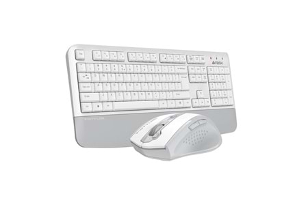 A4 Tech FG2500S Beyaz Plus 2.4GHz FN-MM Türkçe Q 3200DPI Klavye & Mouse Set